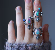 "Cup of Stars" Galaxy Opal Ring No.3 - Size 6.75/7