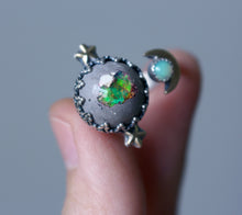 "Celestial Skies" Adjustable Ring No.2 - best fits sizes 8.5 to 9.25