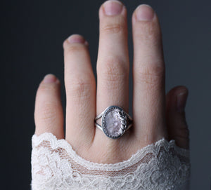 "Pools of Lilac" Lepidolite Ring - Size 7.75