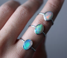 "Starlight" Rosecut Ethiopian Opal Ring - size 7.5