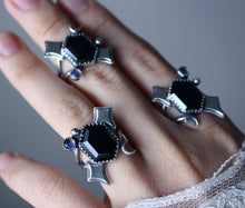 "Night Lights" Step-cut Spinel Rings