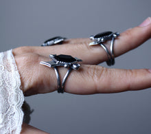"Night Lights" Step-cut Spinel Rings
