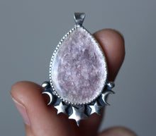 "Lavender Starlight" Lepidolite Necklace No.1 (LEFT)